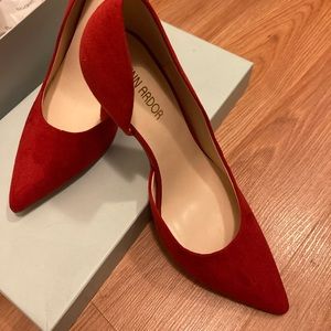 NIB Red Stiletto Pumps